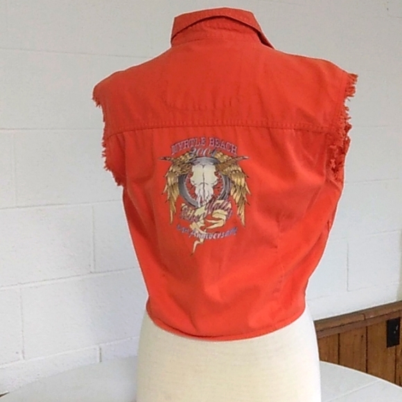 Authentic Bikers World Top, Sz XL - Picture 4 of 6